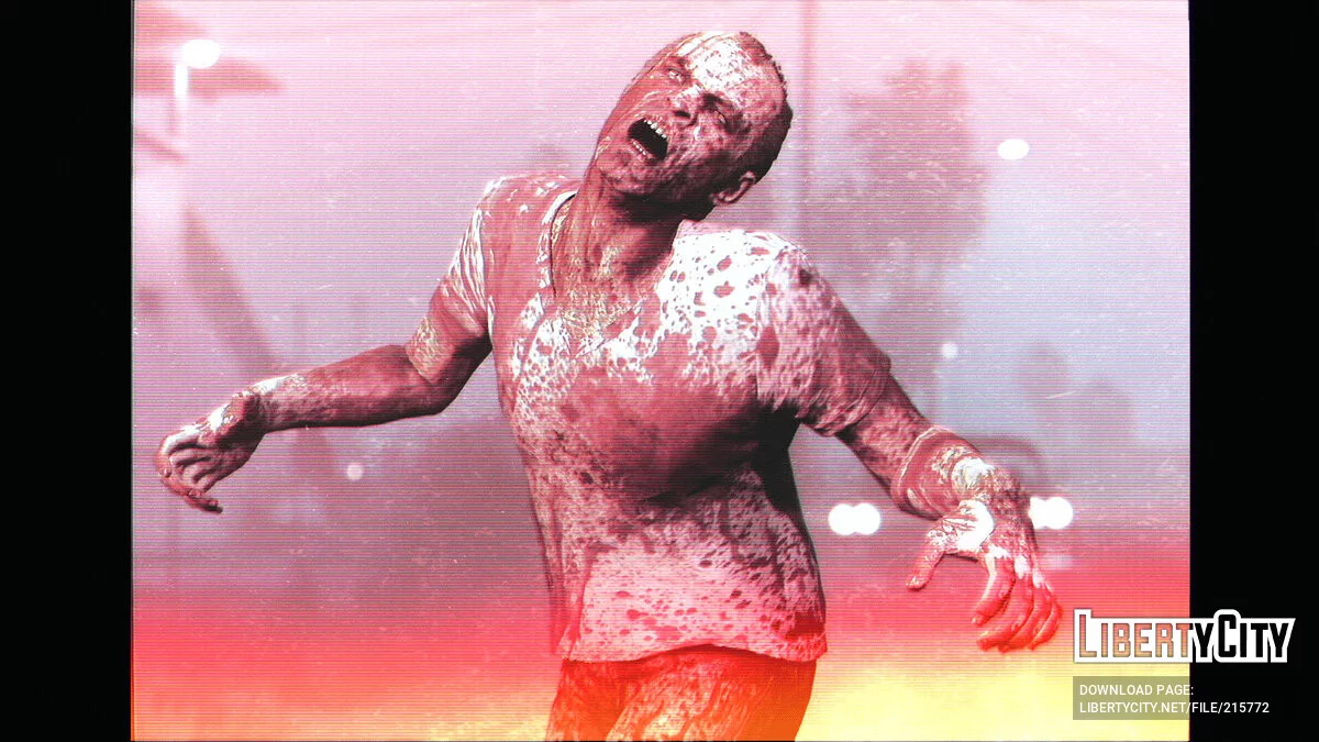 Майкл, Тревор и Франклин в стиле зомби / GTA 5