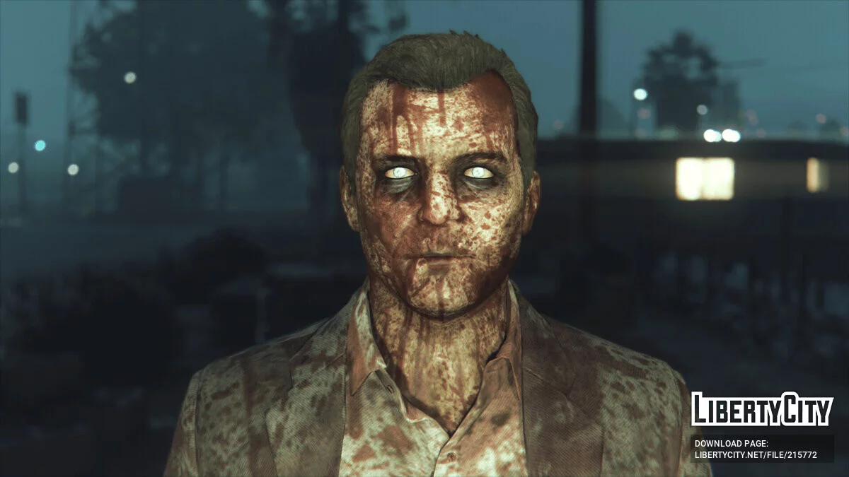 Майкл, Тревор и Франклин в стиле зомби / GTA 5