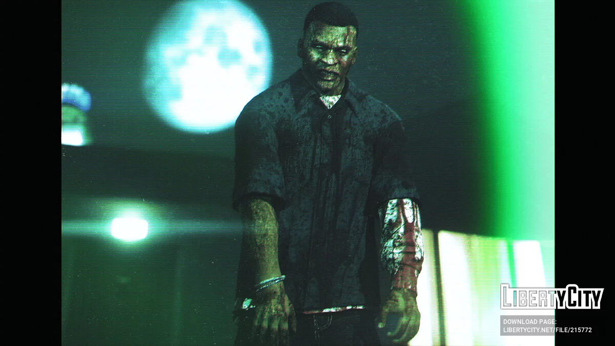 Майкл, Тревор и Франклин в стиле зомби / GTA 5