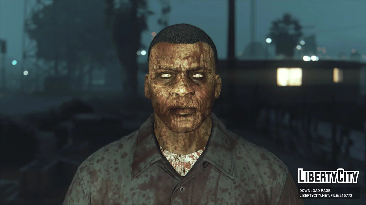 Майкл, Тревор и Франклин в стиле зомби / GTA 5