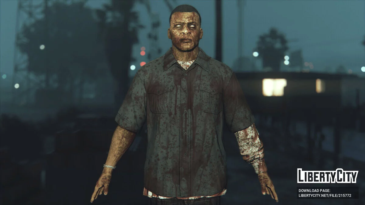 Майкл, Тревор и Франклин в стиле зомби / GTA 5