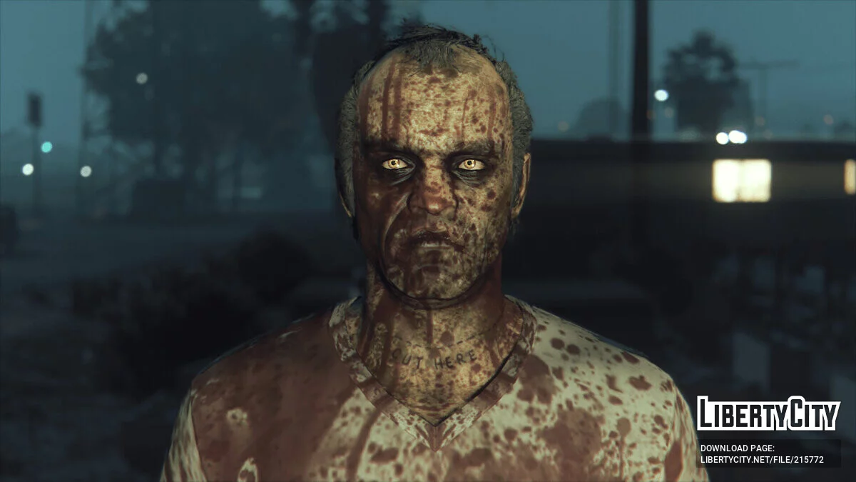 Майкл, Тревор и Франклин в стиле зомби / GTA 5