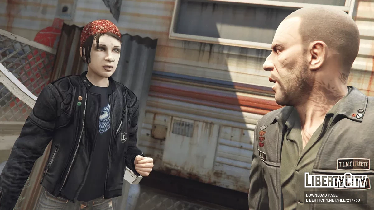 Ashley Butler из GTA TLAD / GTA 5