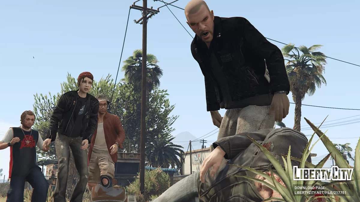 TLAD Johnny Klebitz Player Mod (Trevor Replacement) | Cutscene Face Anims / GTA 5