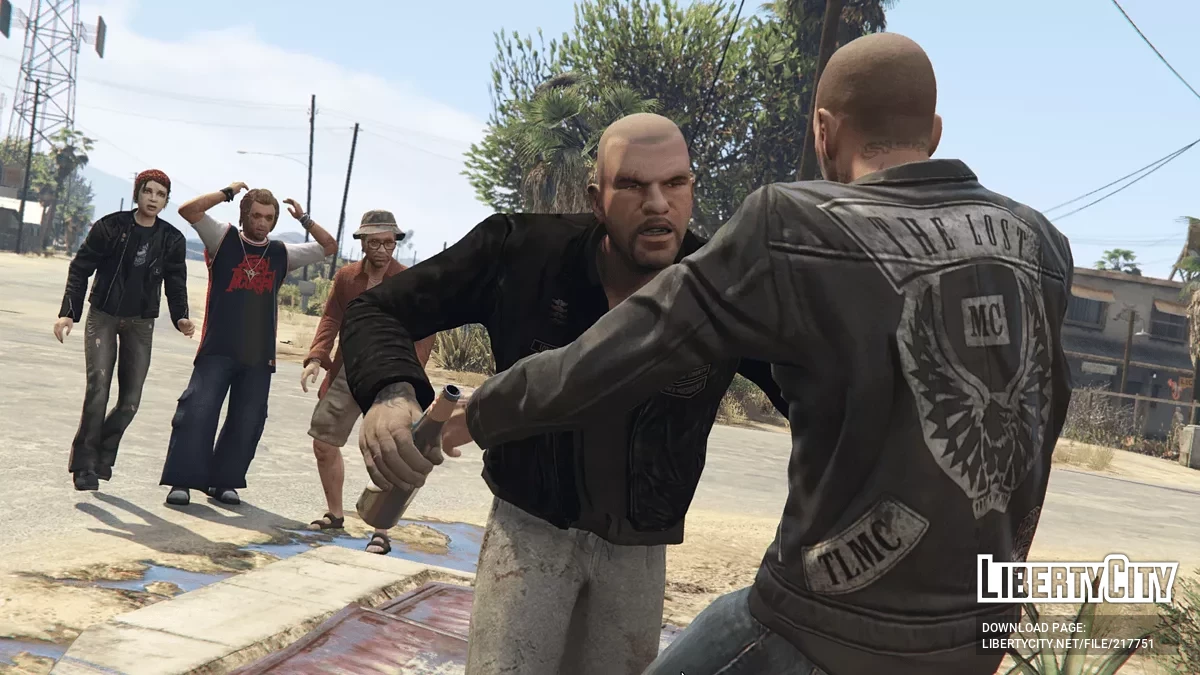 TLAD Johnny Klebitz Player Mod (Trevor Replacement) | Cutscene Face Anims / GTA 5