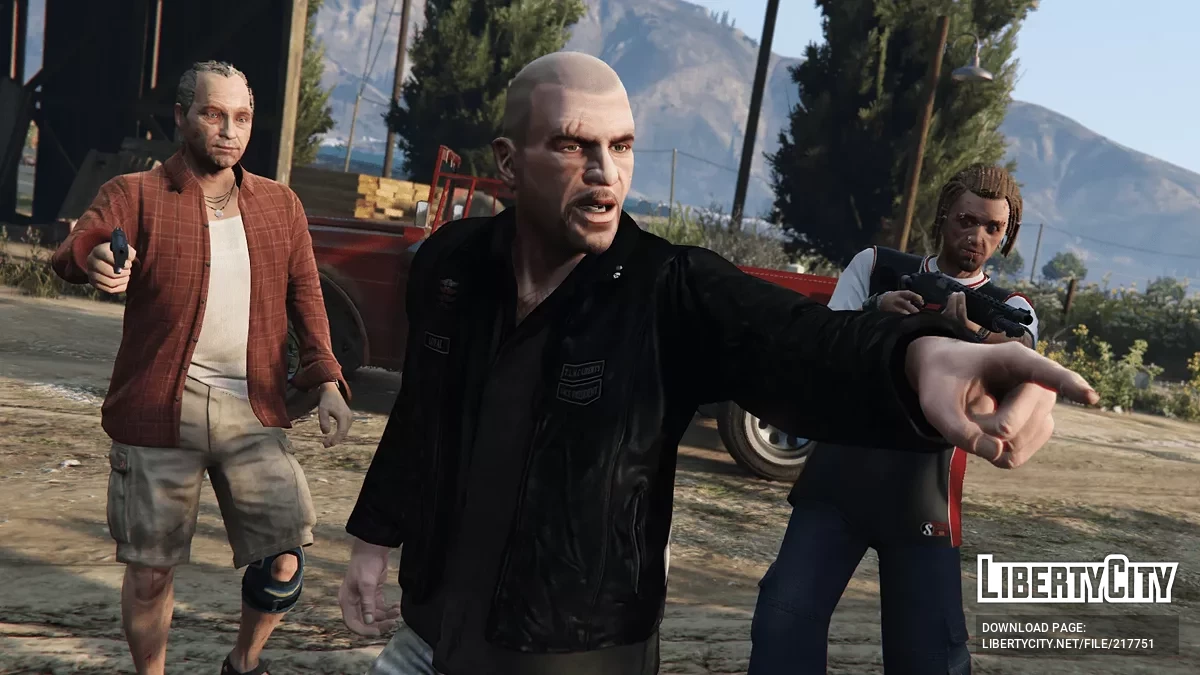TLAD Johnny Klebitz Player Mod (Trevor Replacement) | Cutscene Face Anims / GTA 5