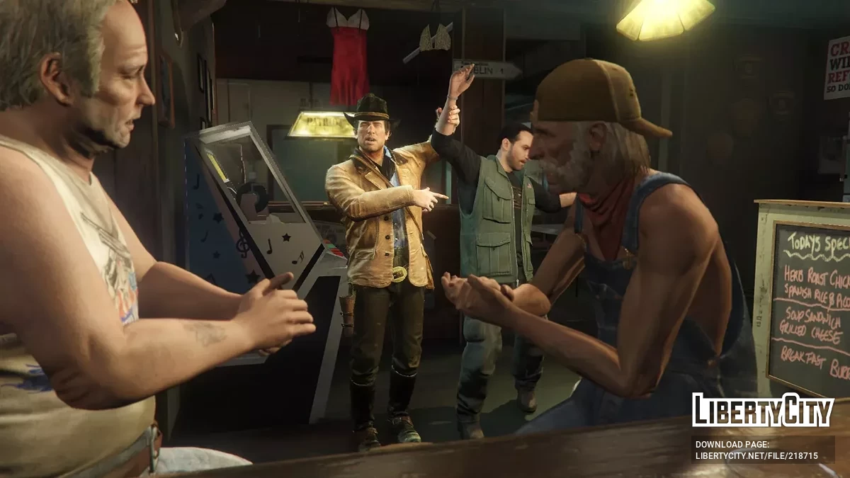 Артур Морган из RDR2 / GTA 5