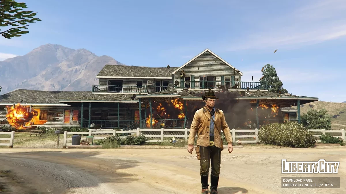 Артур Морган из RDR2 / GTA 5