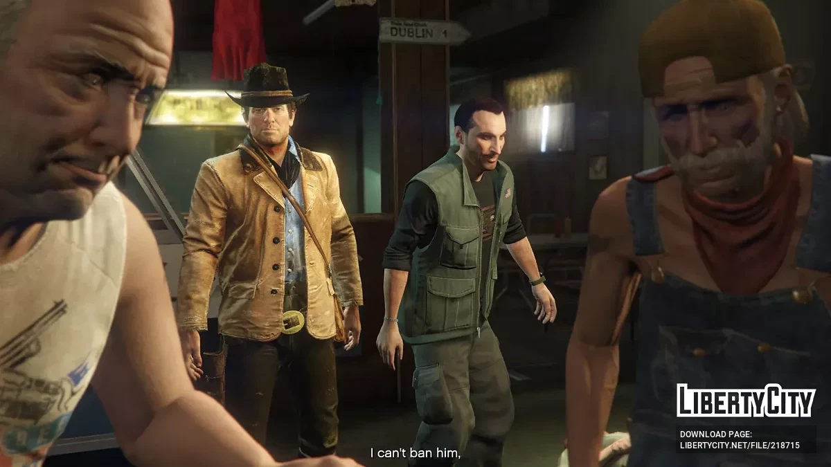 Артур Морган из RDR2 / GTA 5