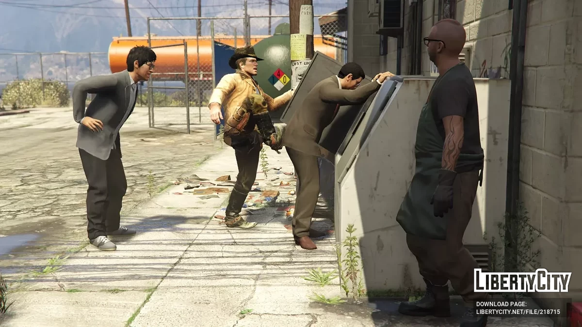 Артур Морган из RDR2 / GTA 5
