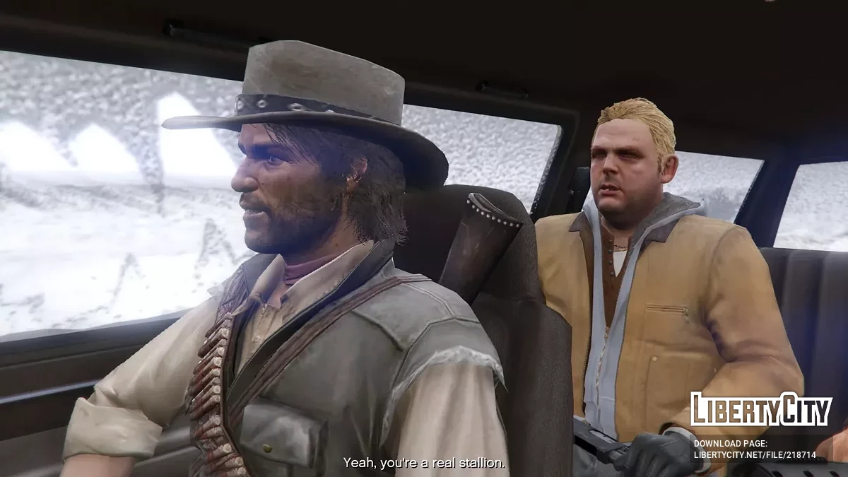 Джон Марстон из RDR2 / GTA 5
