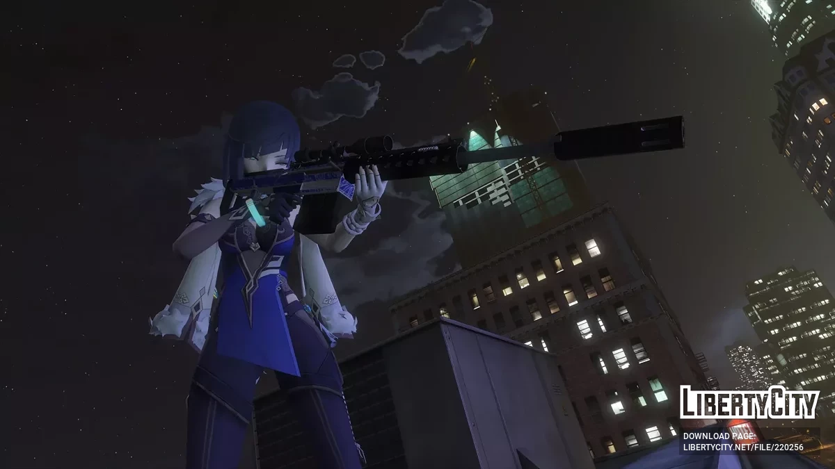 Е Лань из Genshin Impact / GTA 5