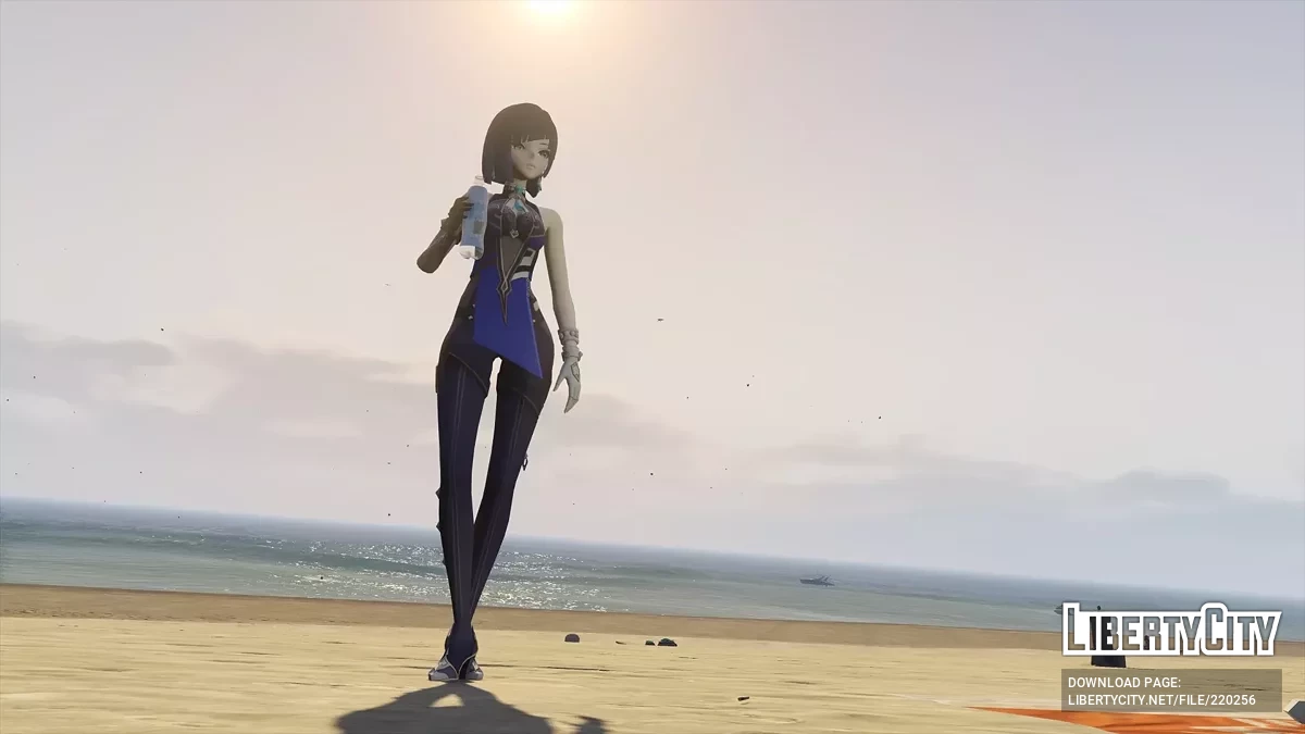 Е Лань из Genshin Impact / GTA 5