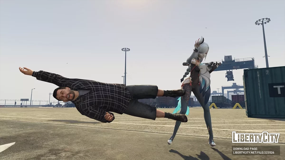 Шэнь Хэ из Genshin Impact v1.3 / GTA 5