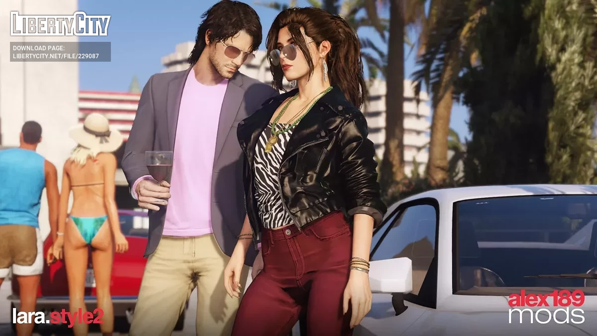 Повседневная одежда Лары Крофт - Стиль II v2.0 / GTA 5