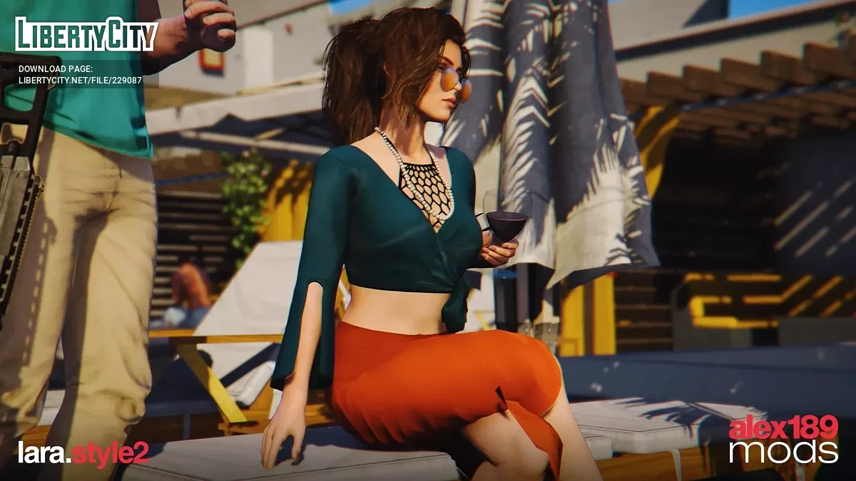 Повседневная одежда Лары Крофт - Стиль II v2.0 / GTA 5