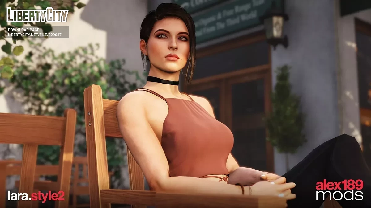Повседневная одежда Лары Крофт - Стиль II v2.0 / GTA 5