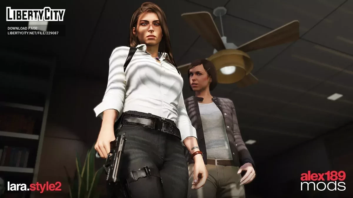 Повседневная одежда Лары Крофт - Стиль II v2.0 / GTA 5