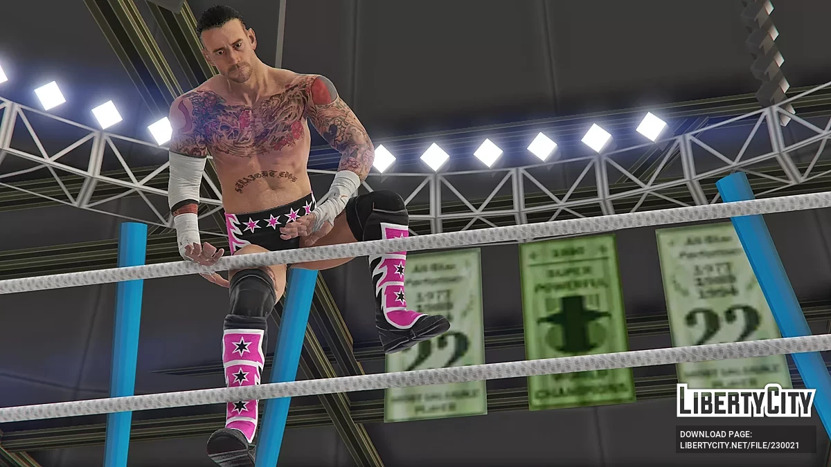 CM Punk | WWE 2K25 (Дополнение для Педа) / GTA 5