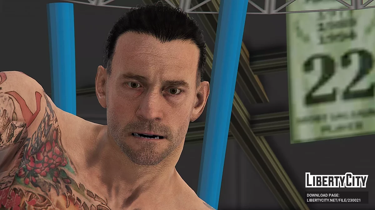 CM Punk | WWE 2K25 (Дополнение для Педа) / GTA 5