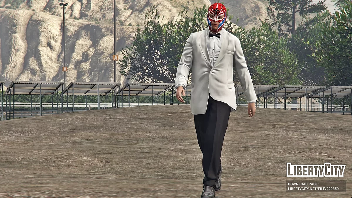 Рей Мистерио (в маске Человека-паука) [Add-On Ped] / GTA 5