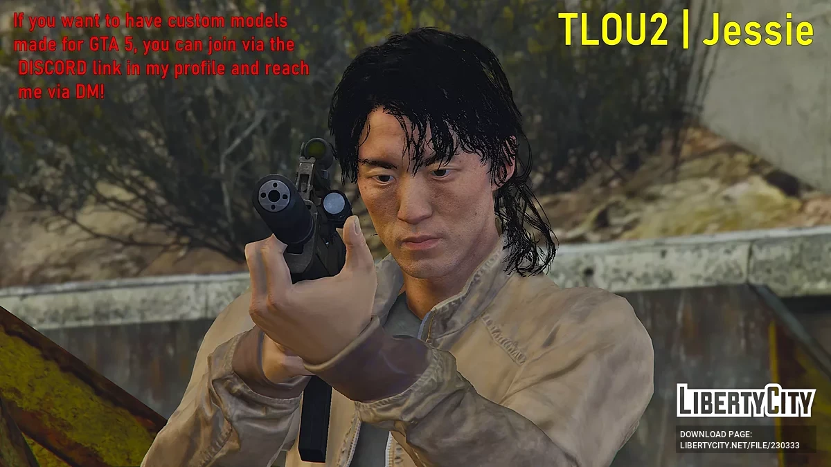 Джесси из The Last of Us 2 (Add-On) / GTA 5