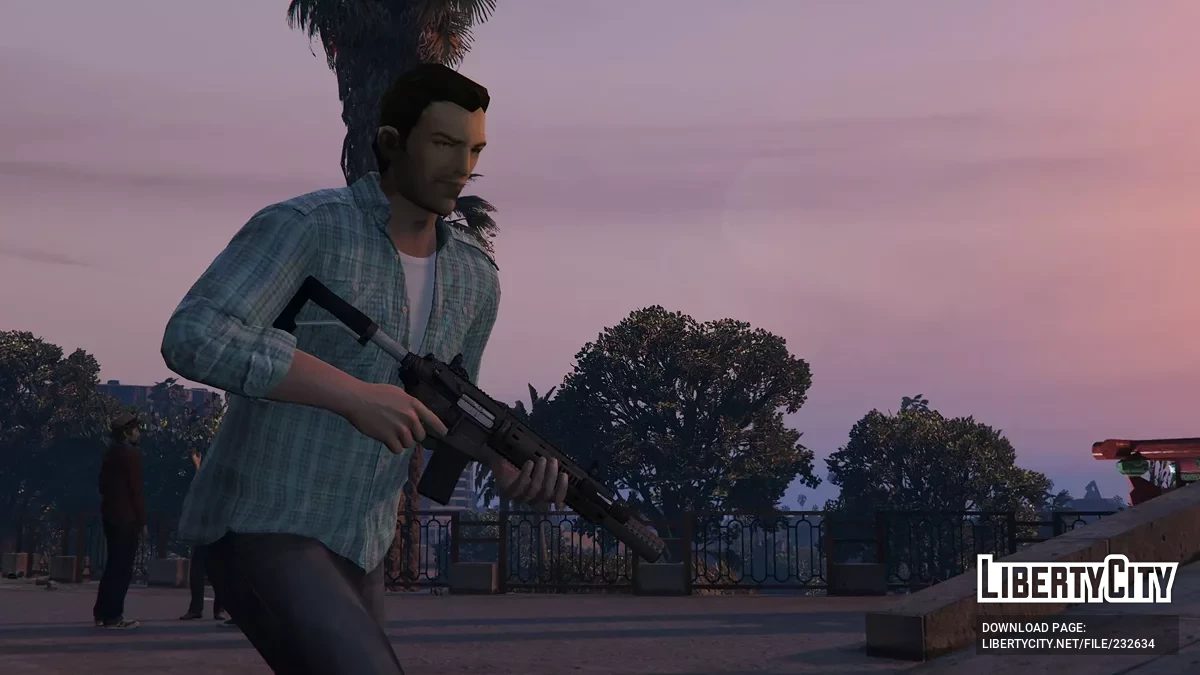 CJ, Tommy Vercetti and Claude Head Replacements / GTA 5