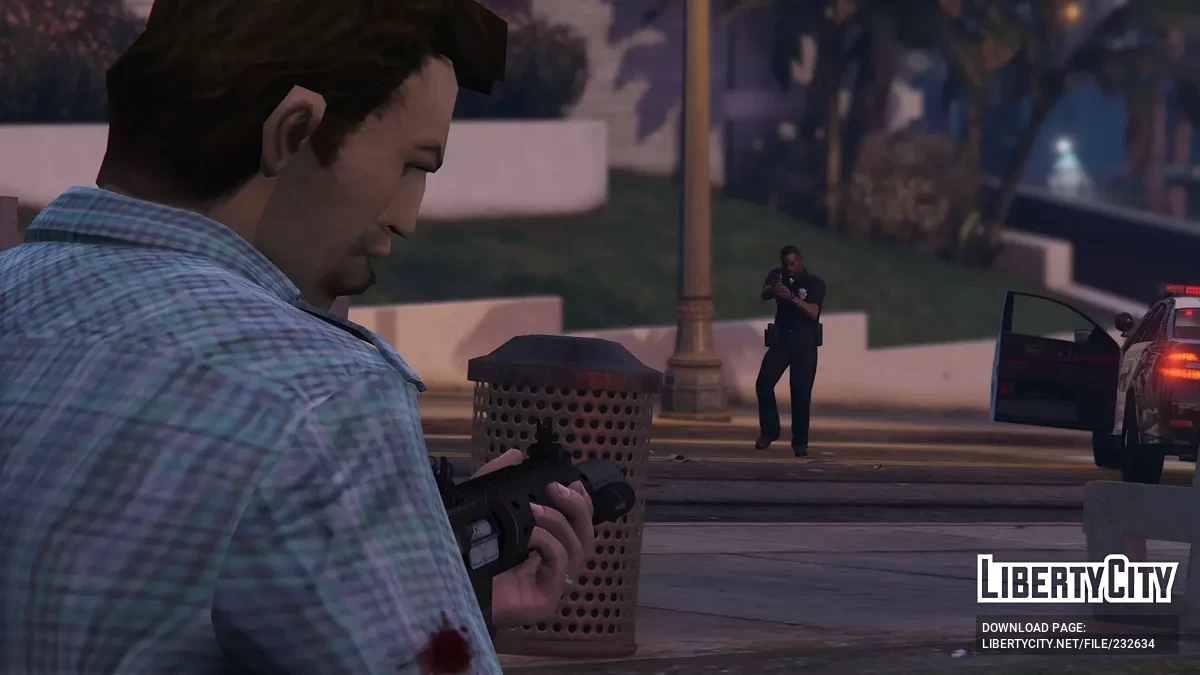 CJ, Tommy Vercetti and Claude Head Replacements / GTA 5