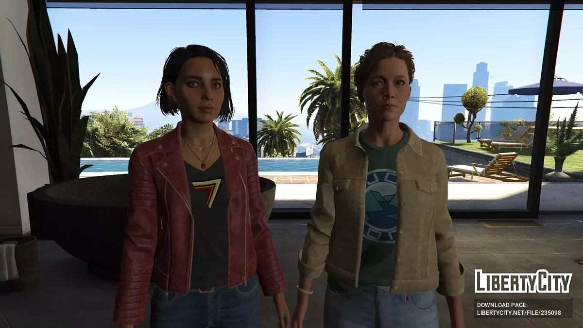 Мио и Зои из Split Fiction [Add-On Ped | Replace] / GTA 5