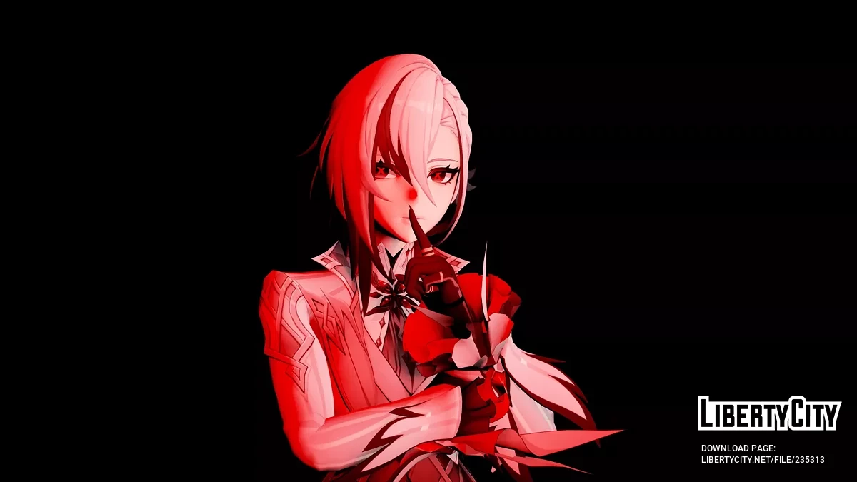 Арлеккино из Genshin Impact [Add-On Ped] / GTA 5