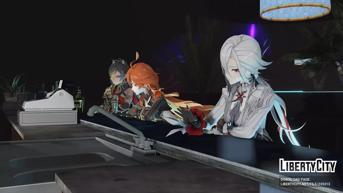 Арлеккино из Genshin Impact [Add-On Ped] / GTA 5