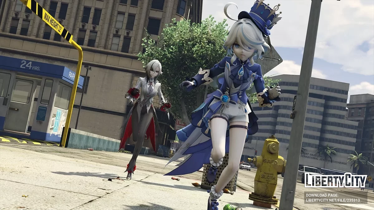 Арлеккино из Genshin Impact [Add-On Ped] / GTA 5