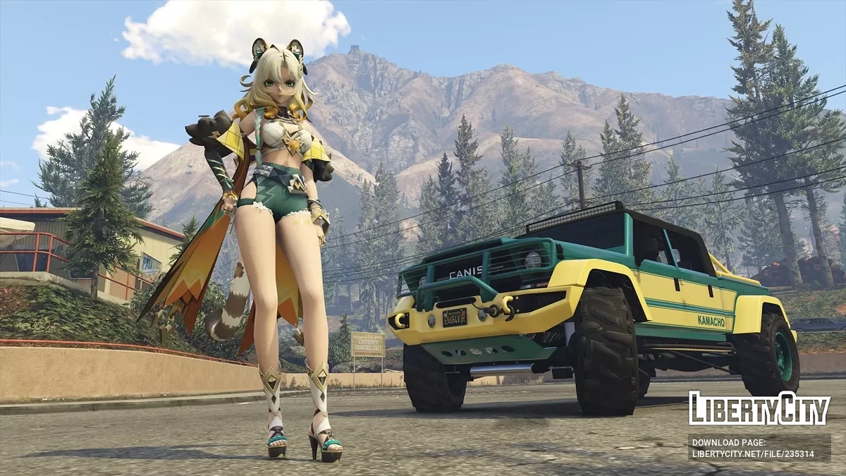 Шилонен из Genshin Impact [Add-On Ped] / GTA 5