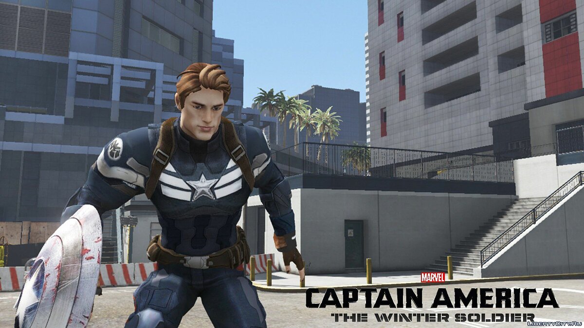 Captain America The Winter Soldier & Civil War Retexture 1.6b для GTA 5 - Картинка #2