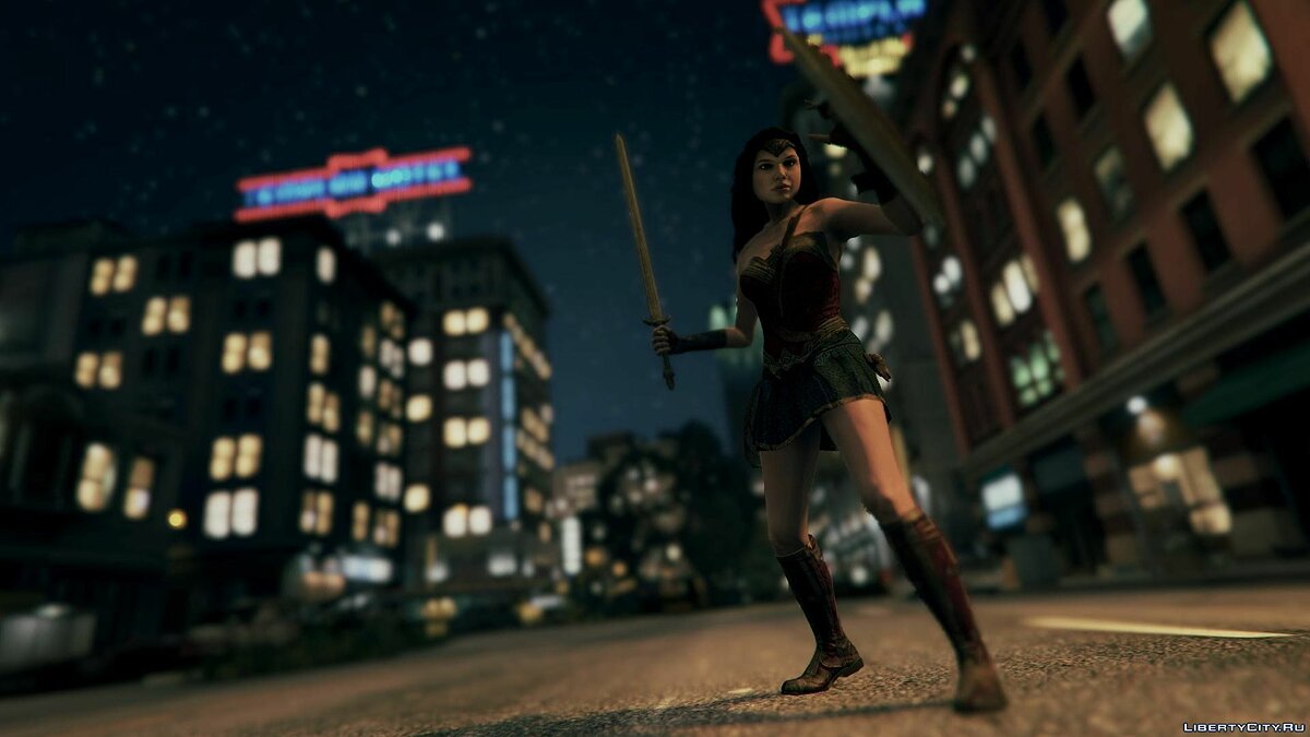 Wonder Woman (Batman V Superman) 1.0 для GTA 5 - Картинка #1