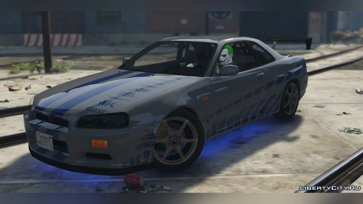 Nissan Skyline R34 Paul Walker (Fast and Furious) / GTA 5
