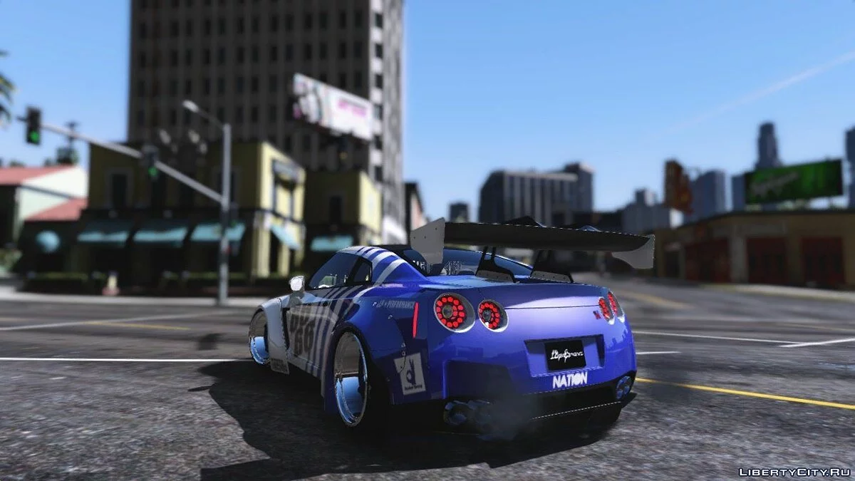 Nissan GT-R35 Libertywalk [Add-On / Replace | Livery] / GTA 5