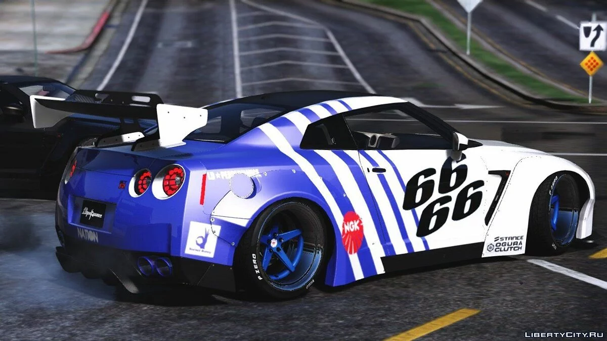 Nissan GT-R35 Libertywalk [Add-On / Replace | Livery] / GTA 5
