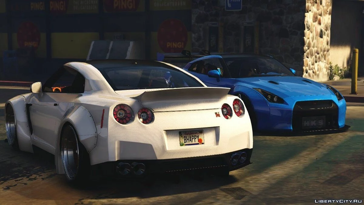 Nissan GTR35 Libertywalk [Replace] 0.1 / GTA 5