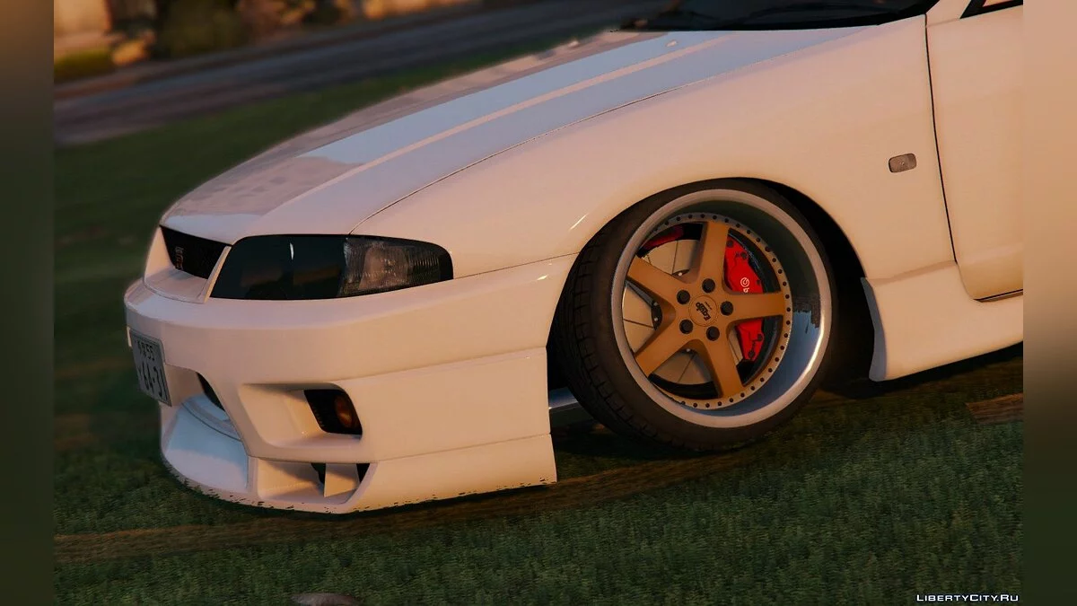 Nissan GTR R33 Stanced 1.1 / GTA 5