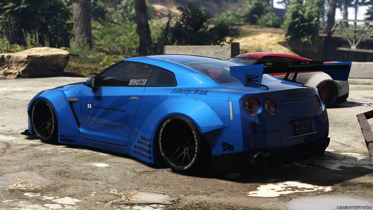 Liberty Walk Nissan GT-R [Add-On | Tuning | Liveries] 1.0 / GTA 5