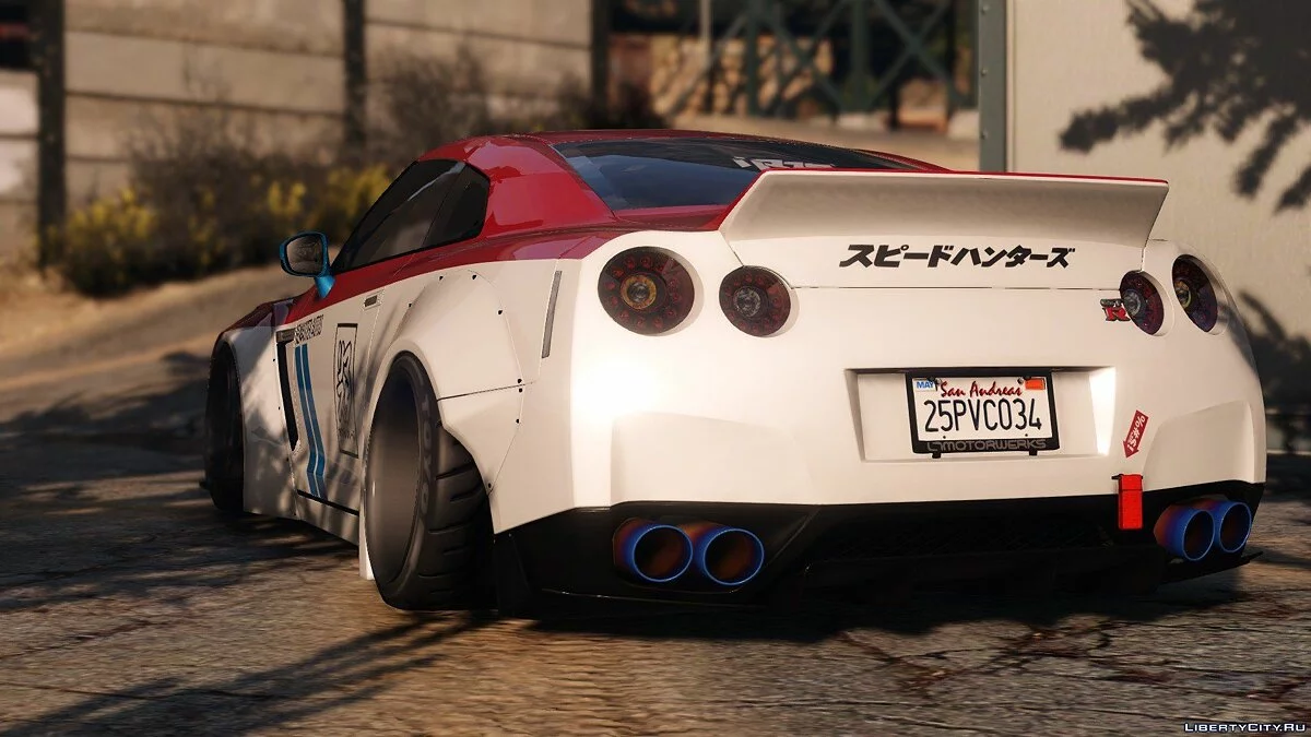 Liberty Walk Nissan GT-R [Add-On | Tuning | Liveries] 1.0 / GTA 5