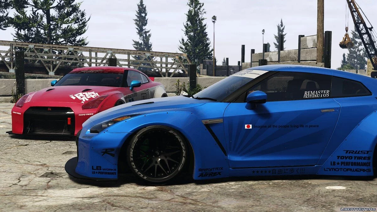 Liberty Walk Nissan GT-R [Add-On | Tuning | Liveries] 1.0 / GTA 5