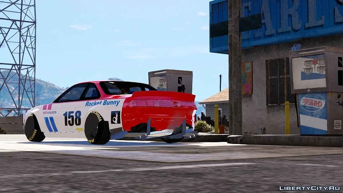 Nissan Silvia S14 Rocket Bunny BOSS 1.1 / GTA 5