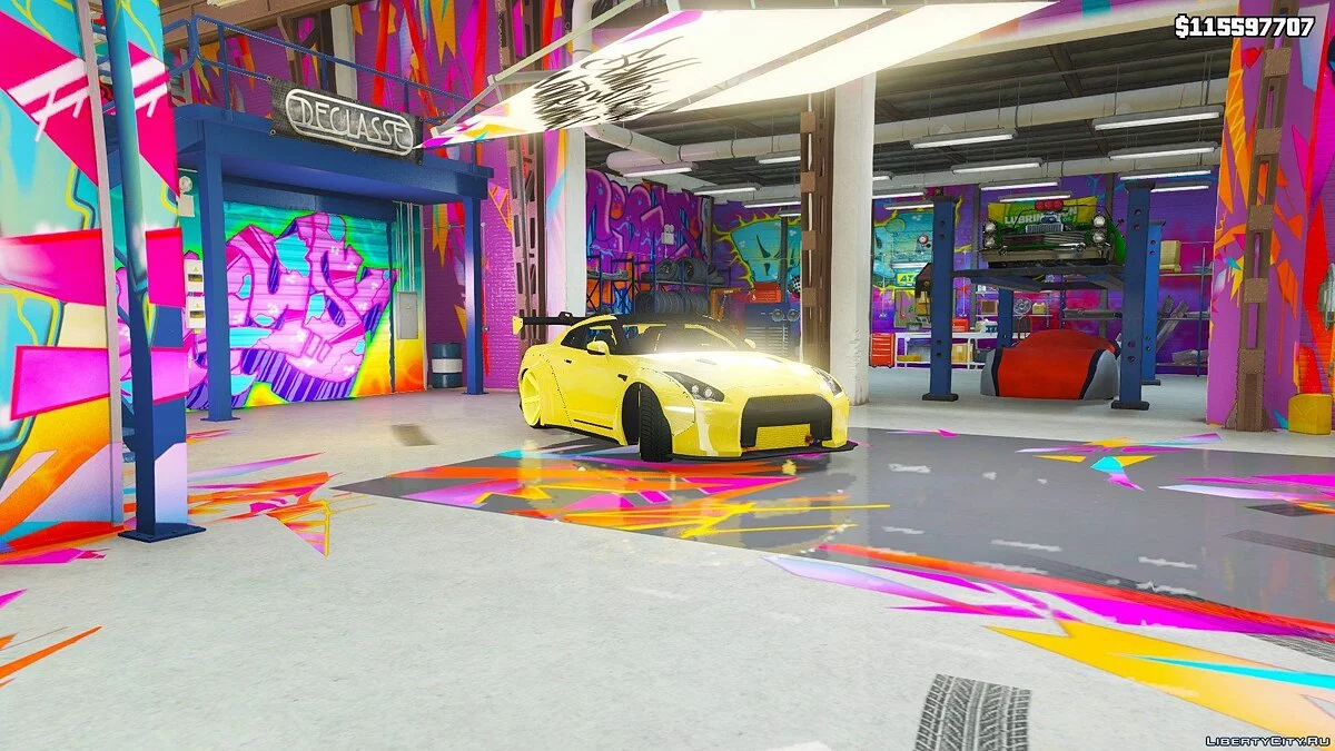 2014 Nissan GTR R-35 Liberty Walk Gold Edition (Replace) 1.0 / GTA 5
