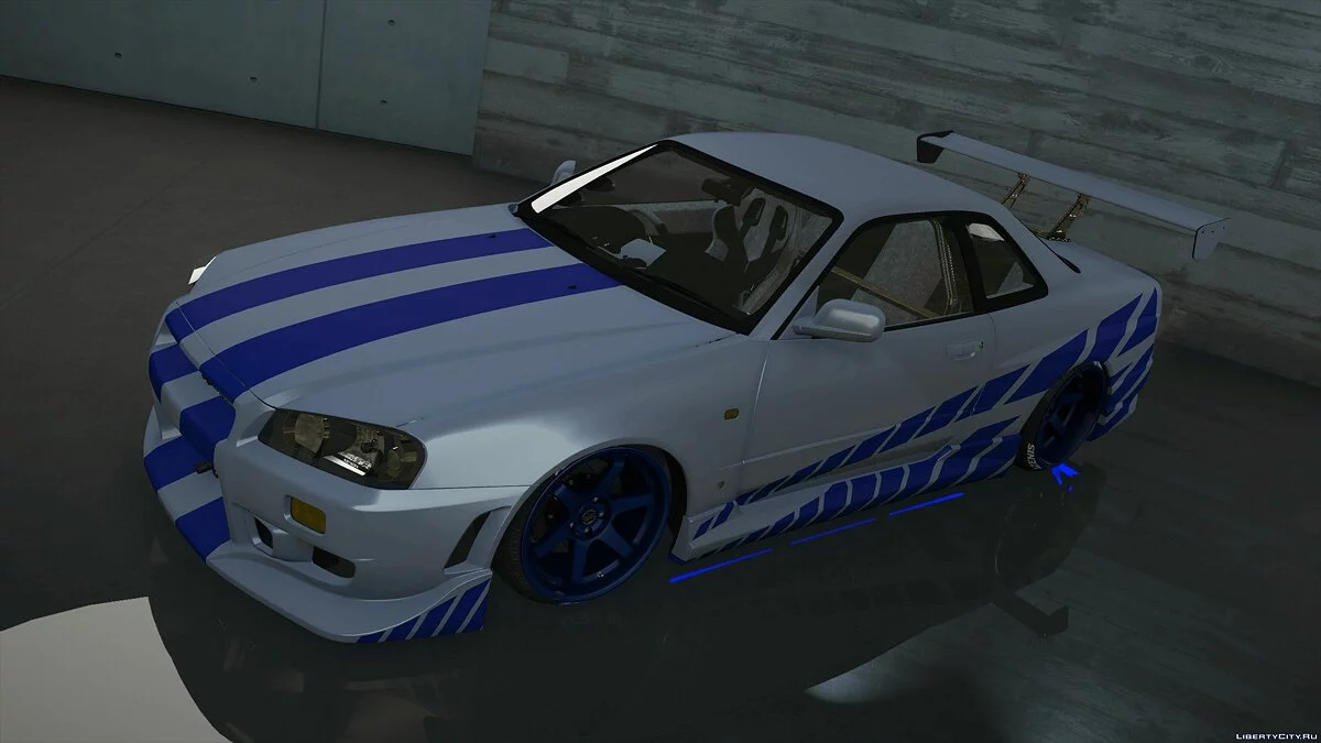 1999 C-West Nissan Skyline GT-R (BNR34) [Add-On / Animated Engine / RHD] 1.0 / GTA 5