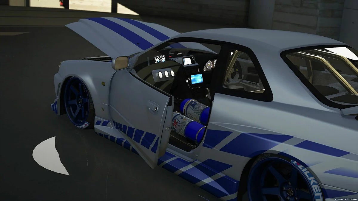 1999 C-West Nissan Skyline GT-R (BNR34) [Add-On / OIV / Animated Engine / RHD] 1.1 / GTA 5