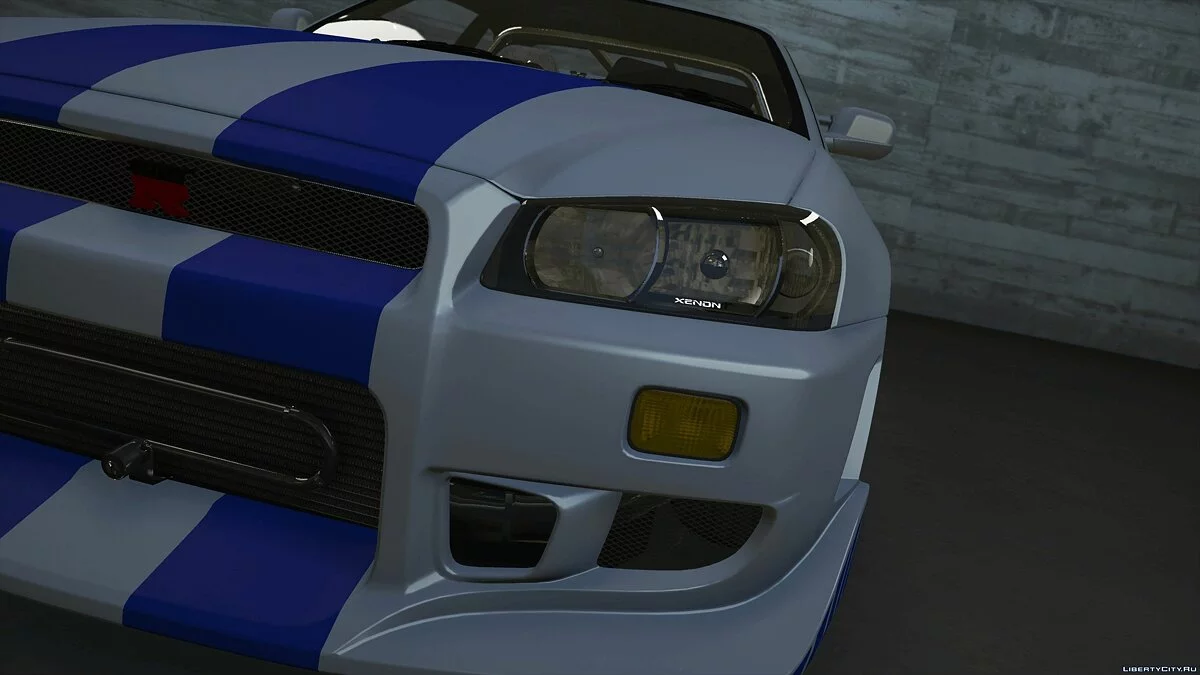 1999 C-West Nissan Skyline GT-R (BNR34) [Add-On / OIV / Animated Engine / RHD] 1.1 / GTA 5