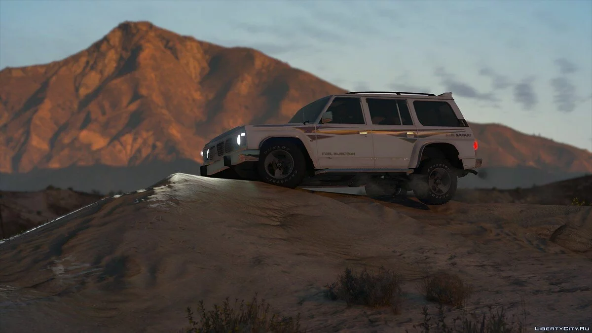 Nissan Patrol Super Safari Y60 1997 4-door [Add-On | Replace | Livery | Extras | Dirt | Template] 1.2 / GTA 5