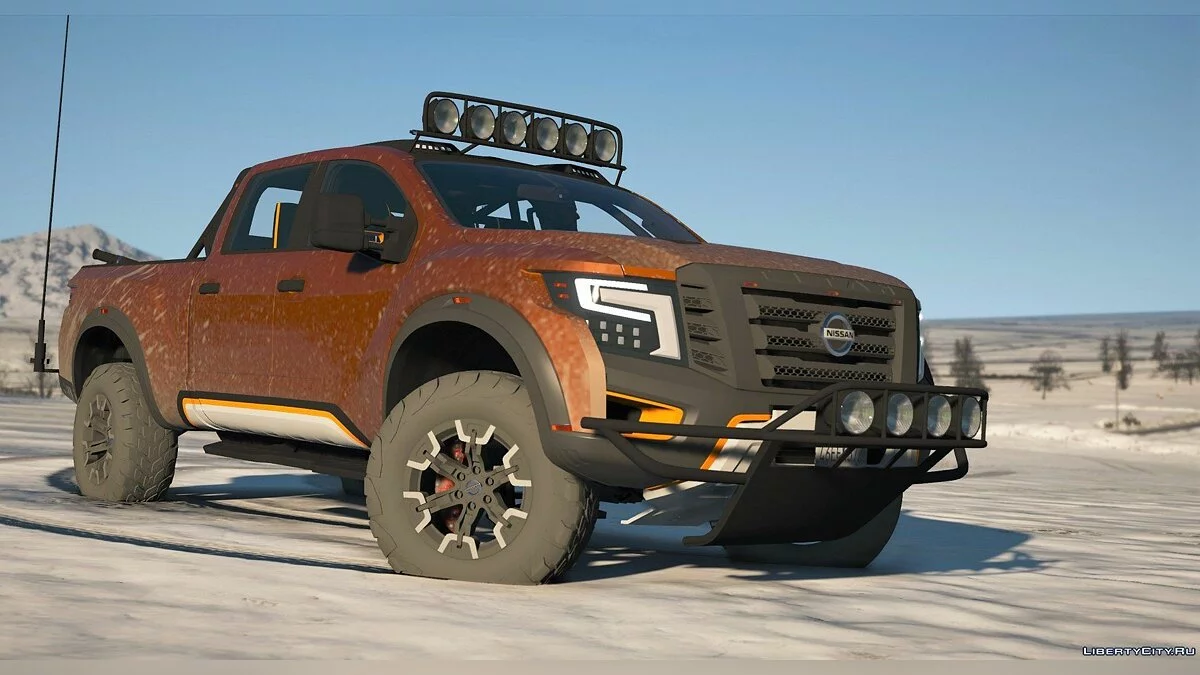 Nissan Titan Warrior 2017 [Add-On | Replace | Livery | Extras | Template| Tuning | Dirt] 2.2 / GTA 5